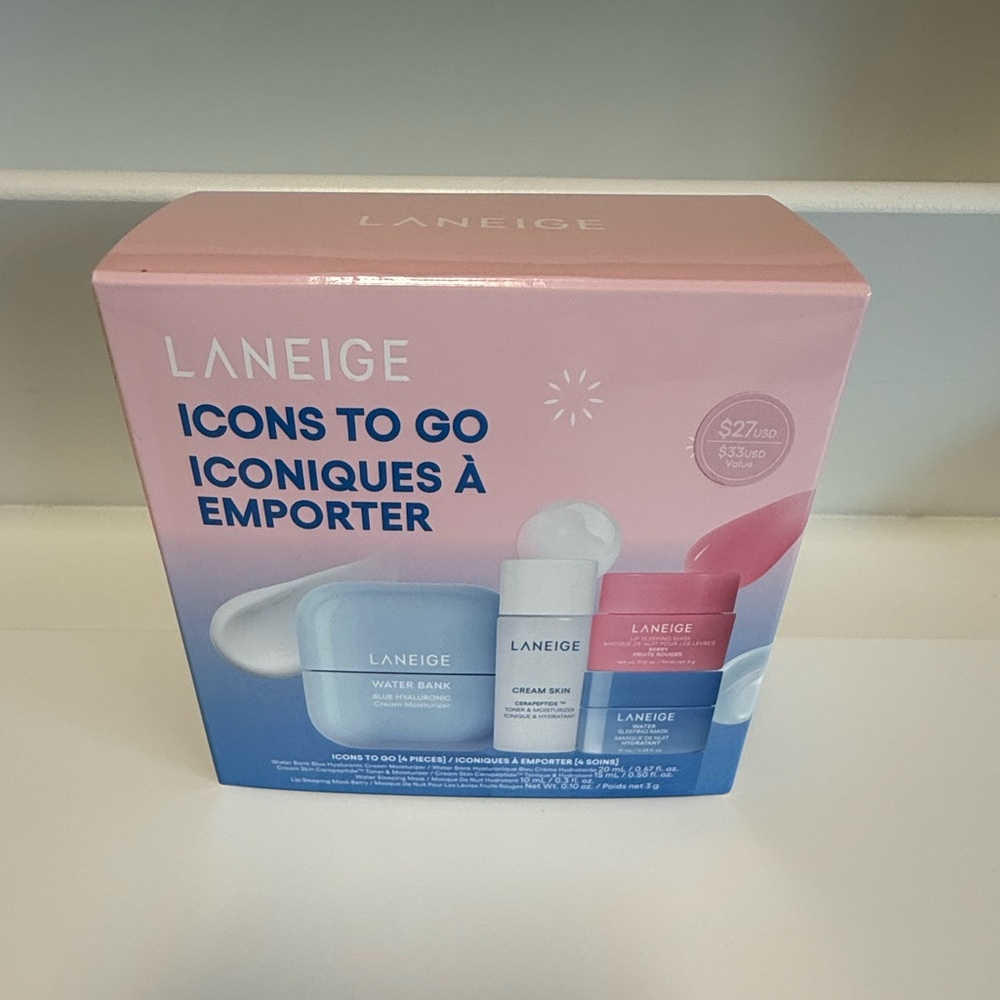 LANEIGE Icons To Go Skincare Set - NEW